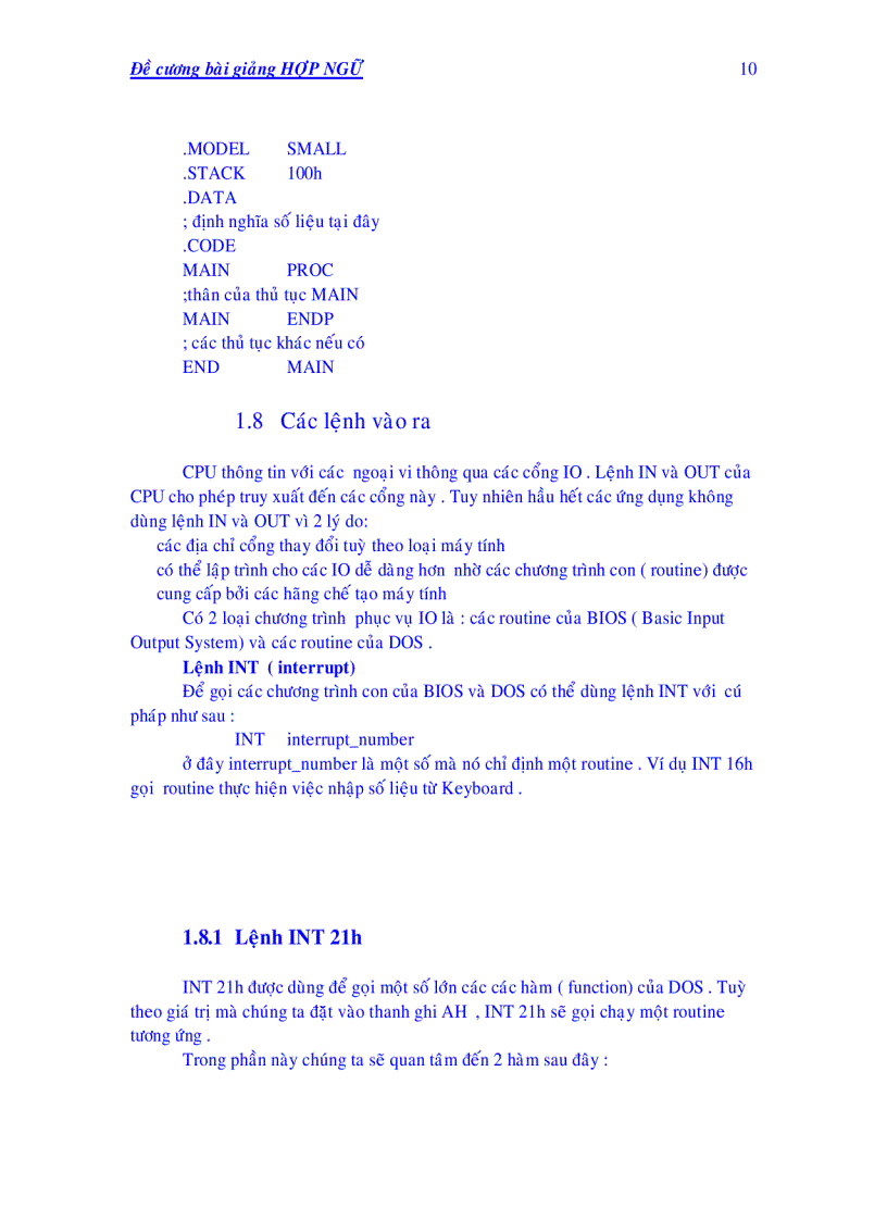 image for page Giáo trình hợp ngữ 1