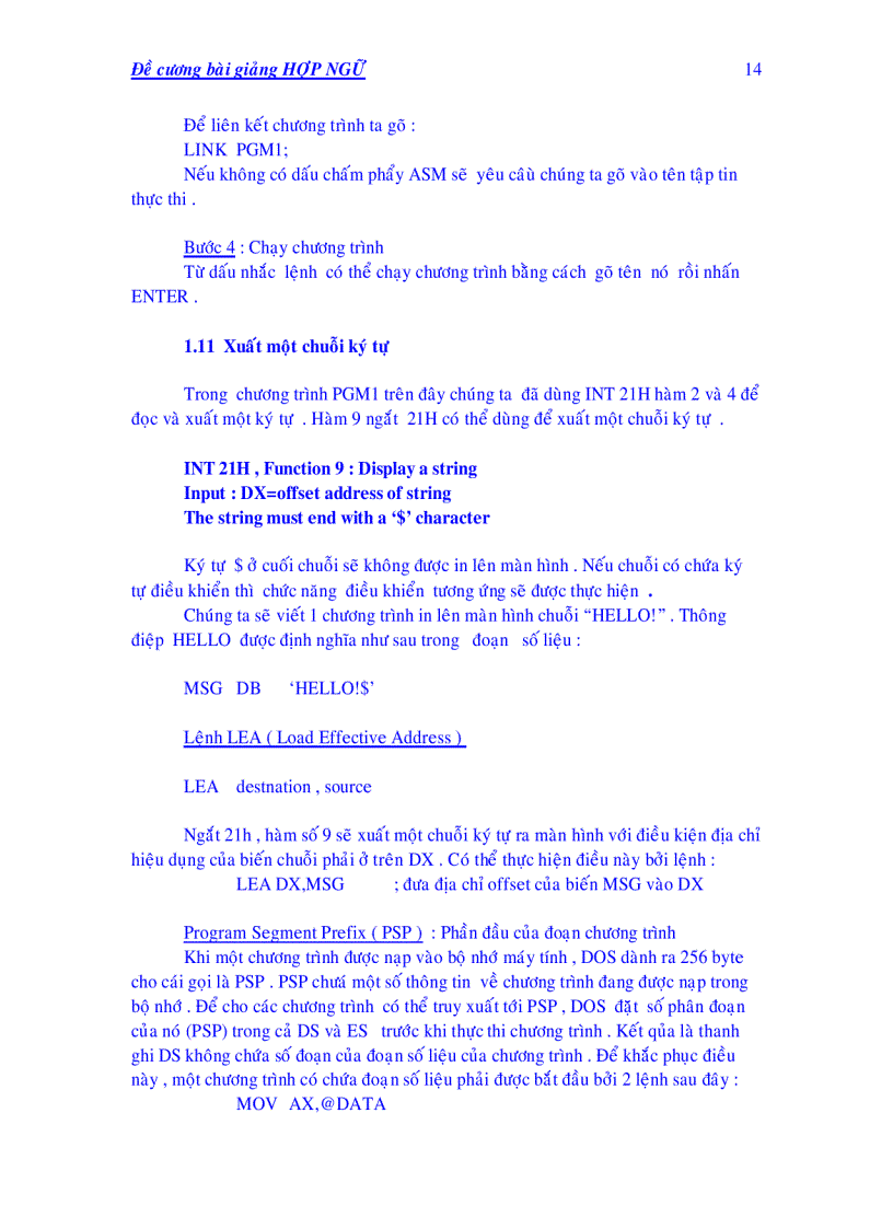 image for page Giáo trình hợp ngữ 1