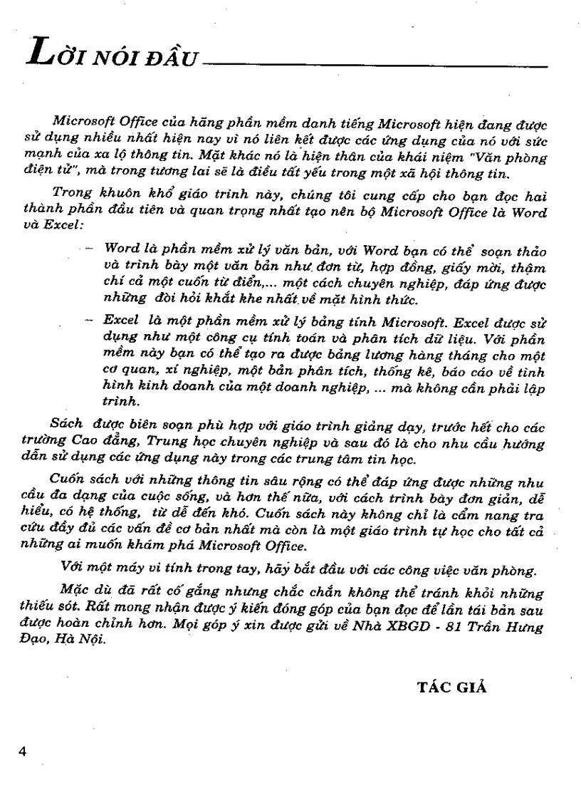 image for page GT hệ các UD Windows Word Excel