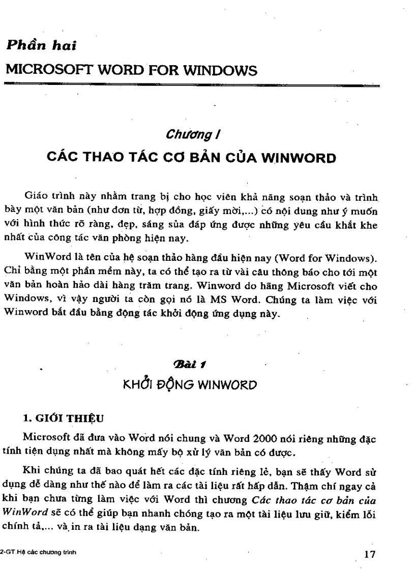 image for page GT hệ các UD Windows Word Excel