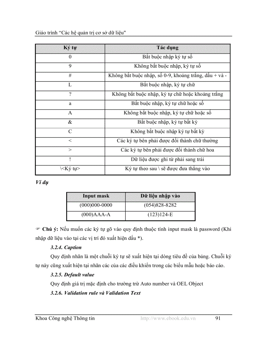 image for page Hệ quản trị cơ sở dữ liệu Access
