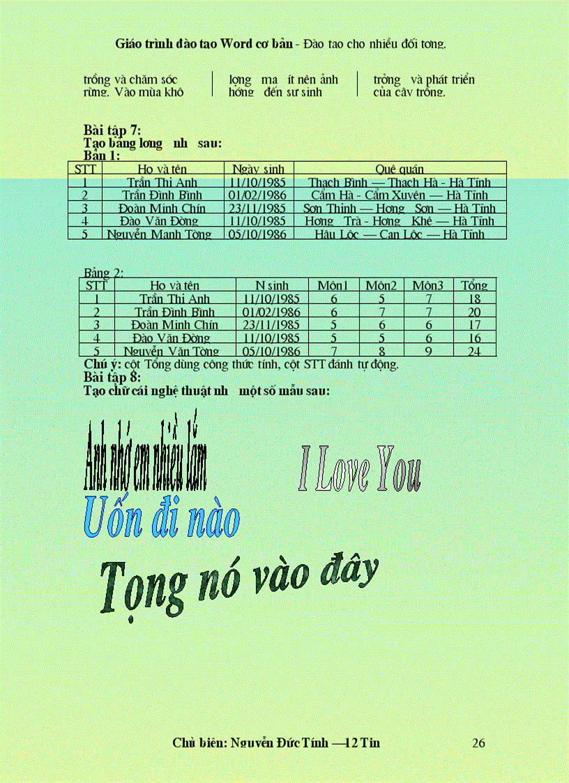 image for page Hoc Microshof Word2003