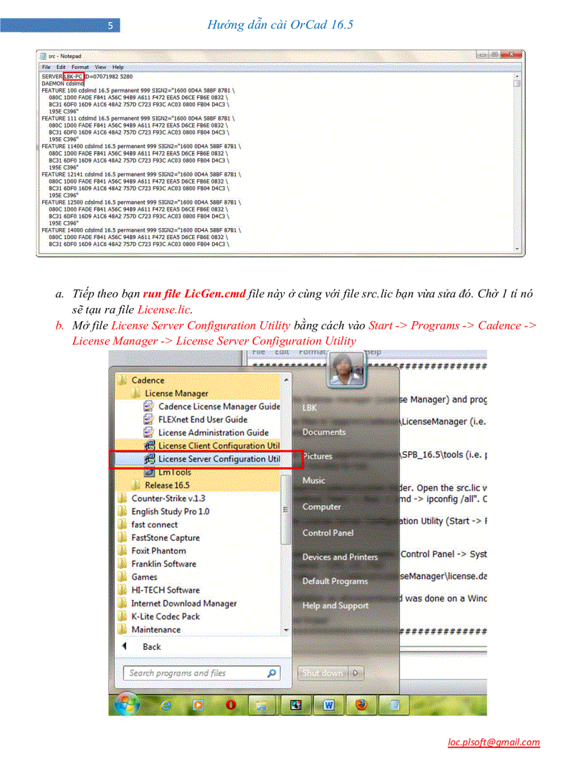 image for page Hướng dẫn cài đặt OrCad 16 5