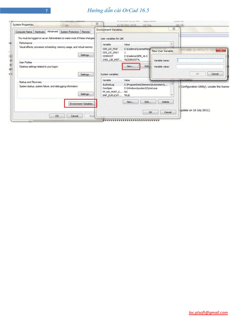 image for page Hướng dẫn cài đặt OrCad 16 5
