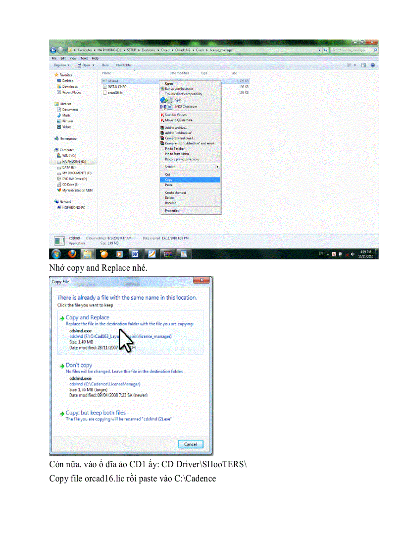 image for page Hướng dẫn cài Orcad 16 2 trên Win 7