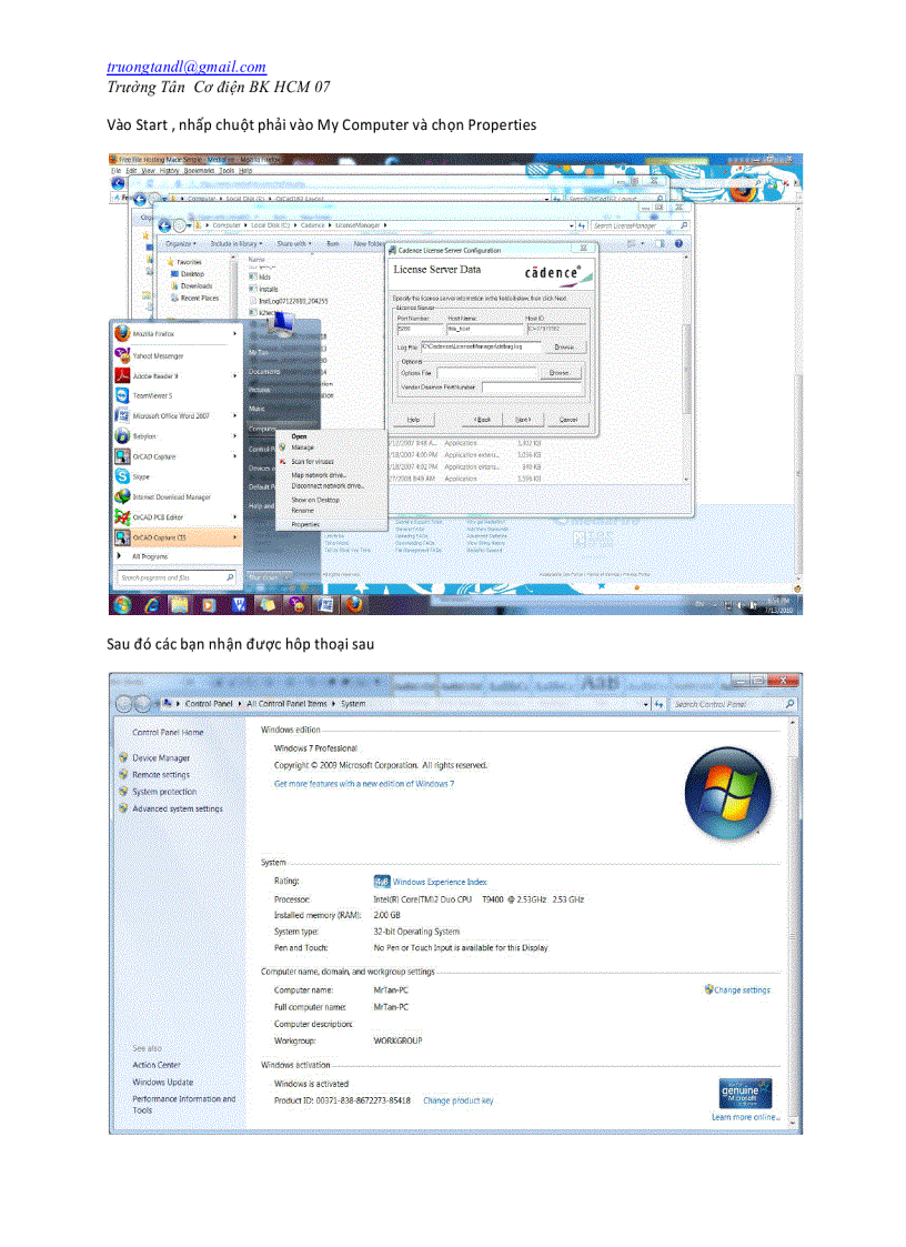 image for page Hướng dẫn cài Orcad 16 3