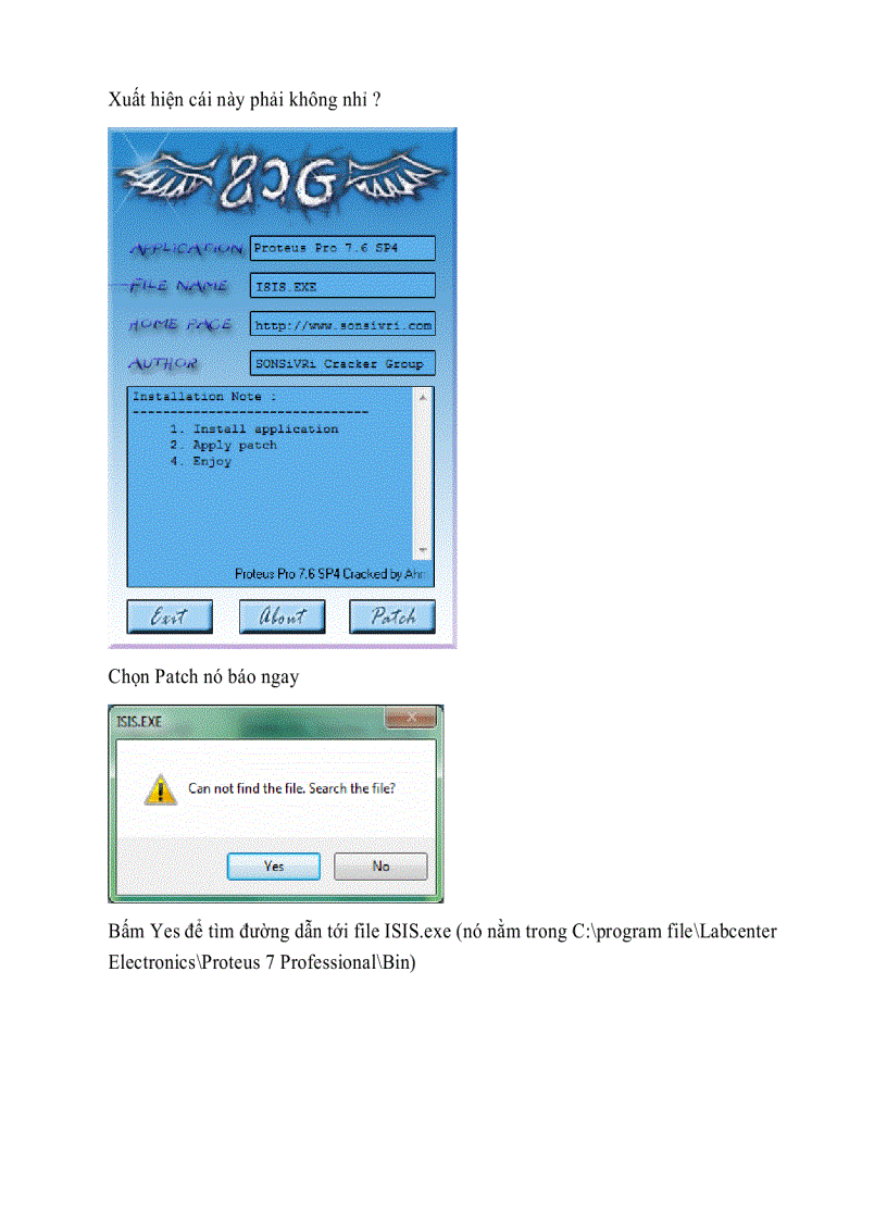 image for page Hướng dẫn cài Proteus 7 6 trên Win 7