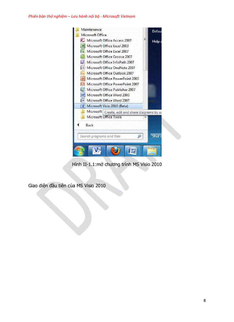 image for page Hướng dẫn sử dụng Microsoft Viso 2010