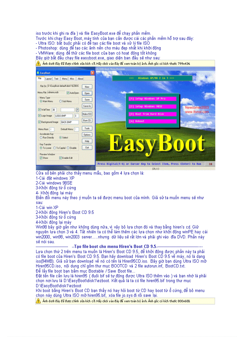 image for page Hướng dẫn tạo đĩa boot theo ý muốn