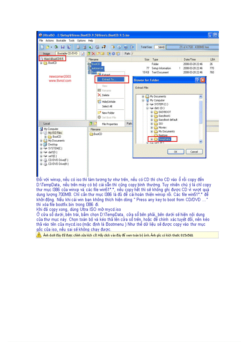 image for page Hướng dẫn tạo đĩa boot theo ý muốn