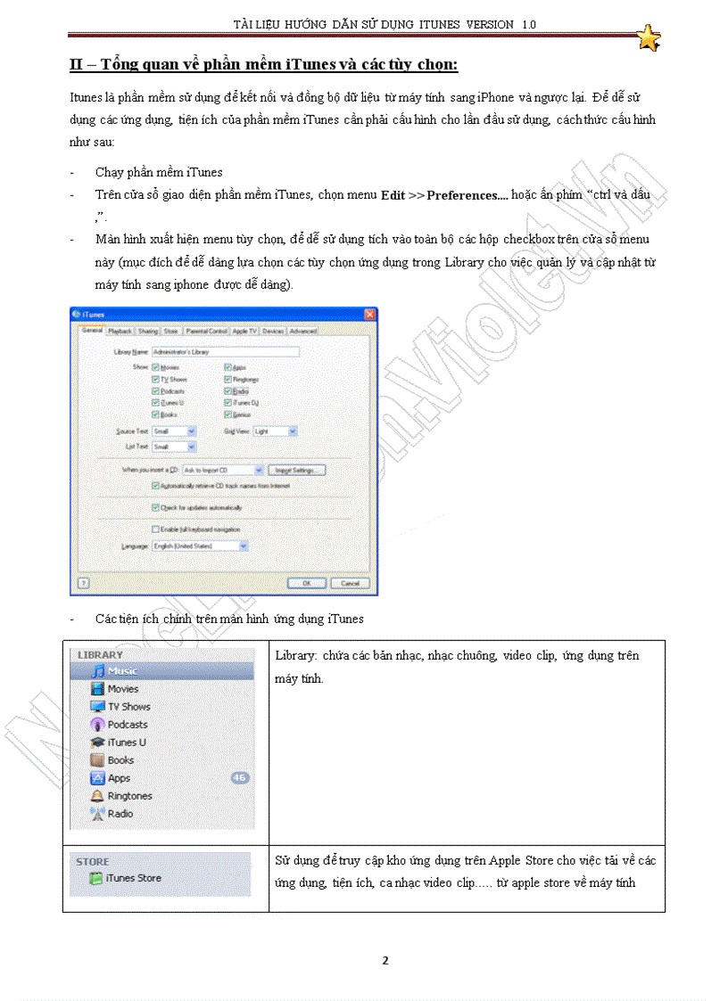 image for page IT Sử dụng ITUNES Tài liệu hướng dẫn