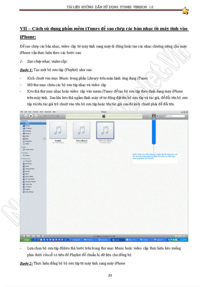 image for page IT Sử dụng ITUNES Tài liệu hướng dẫn
