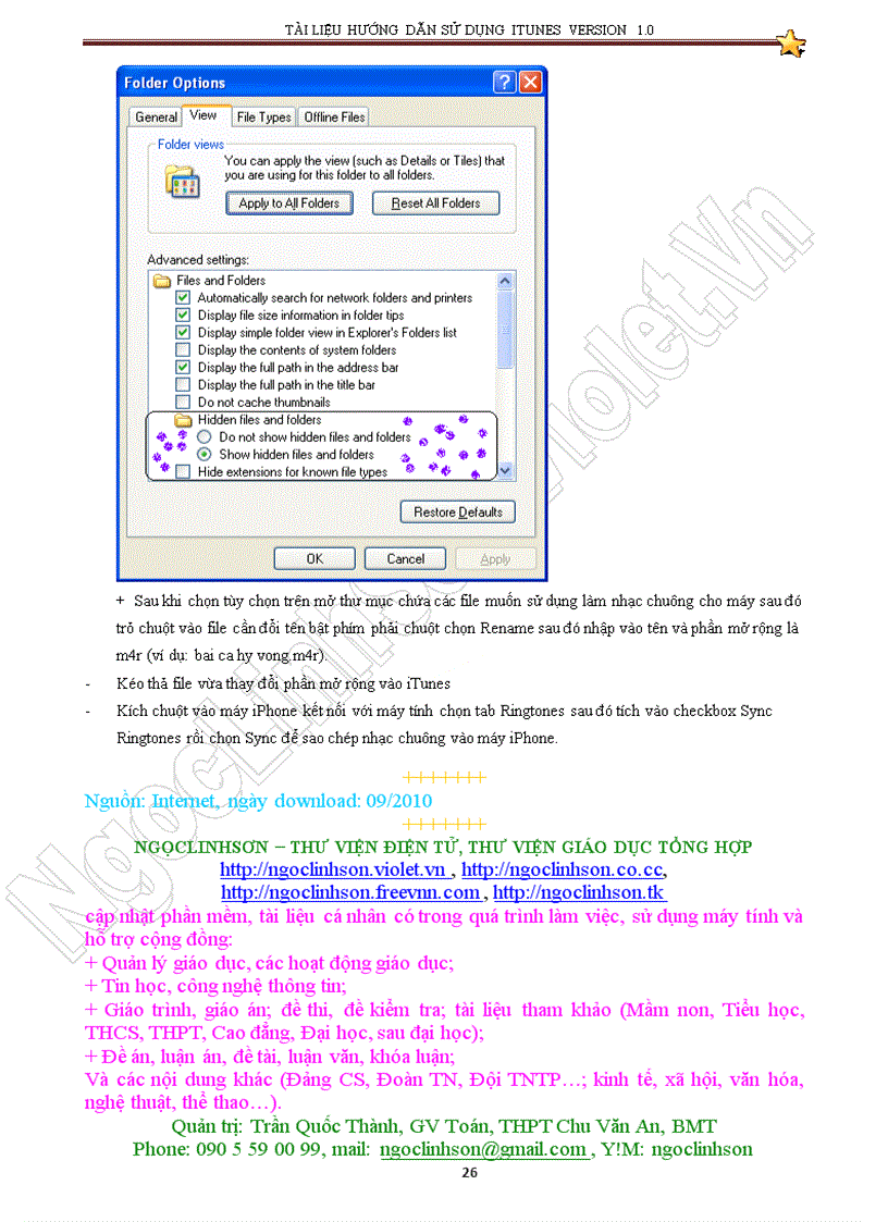 image for page IT Sử dụng ITUNES Tài liệu hướng dẫn