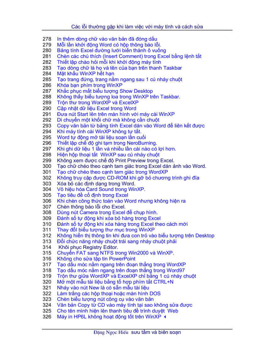 image for page Khắc phục lỗi thường gặp khi sử dụng máy vi tính