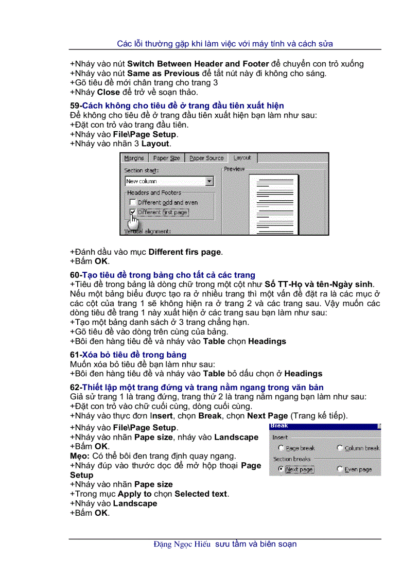 image for page Khắc phục lỗi thường gặp khi sử dụng máy vi tính