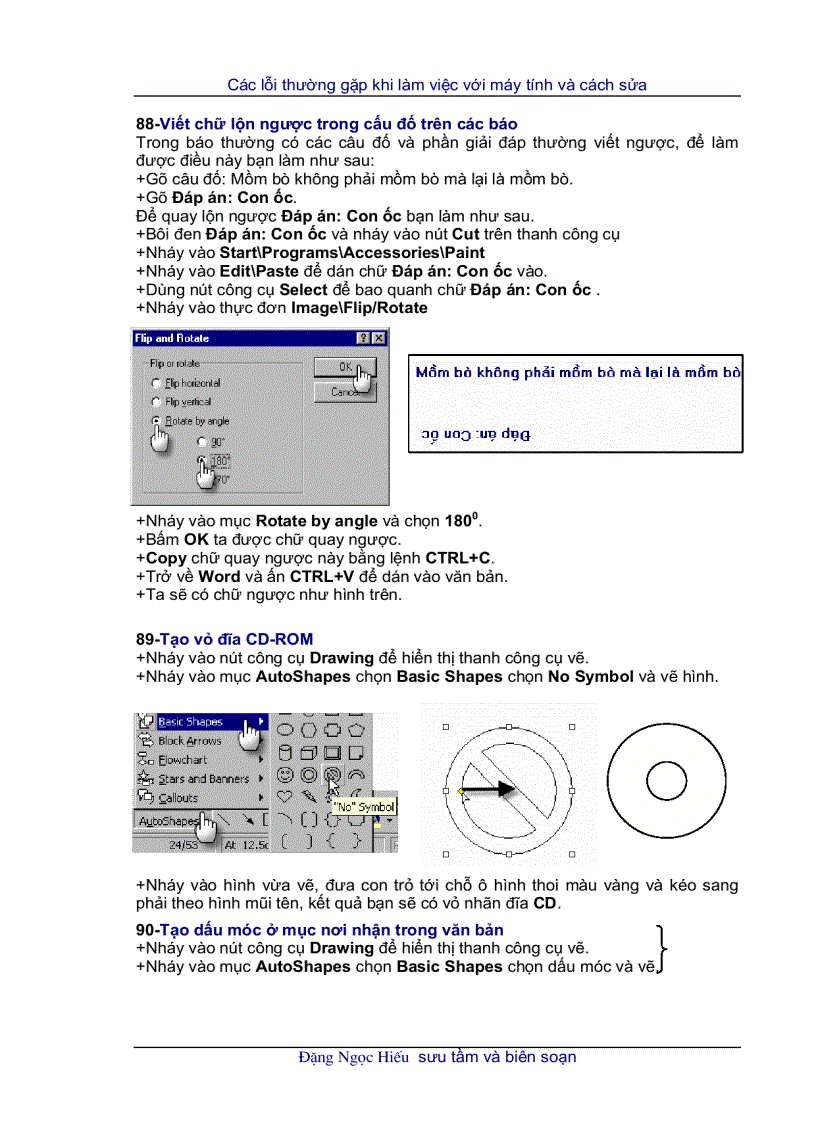 image for page Khắc phục lỗi thường gặp khi sử dụng máy vi tính
