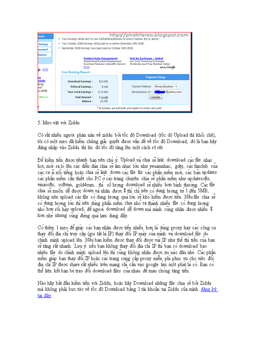 image for page Kiem Tiem trong Ziddu com