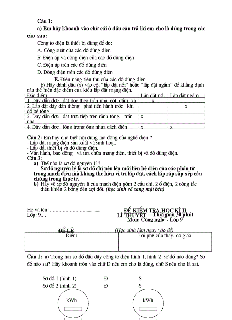 image for page Kiem tra 1 tiet toan 9