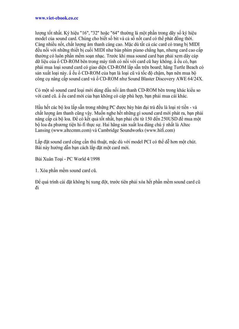 image for page Kinh nghiệm phần cứng