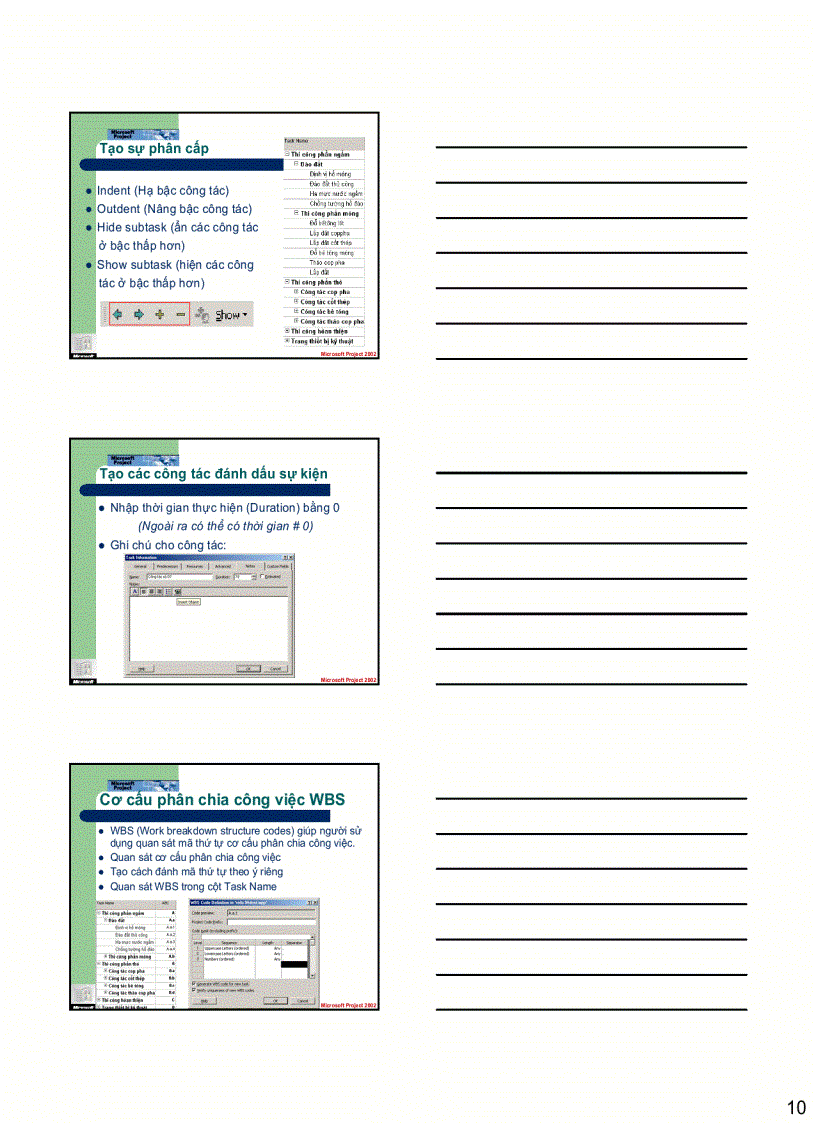 image for page Lập và Quản lý dự án với MS Project