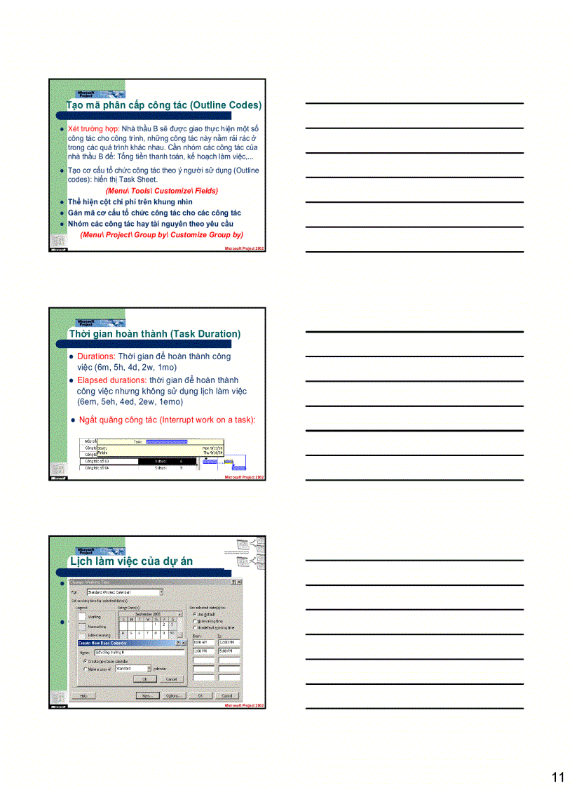 image for page Lập và Quản lý dự án với MS Project