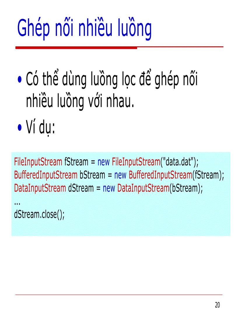 image for page Luồng nhập xuất trong java