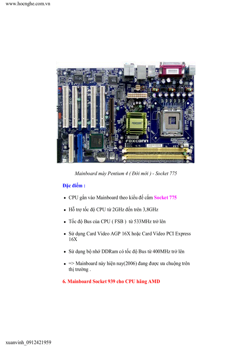 image for page Mainboard