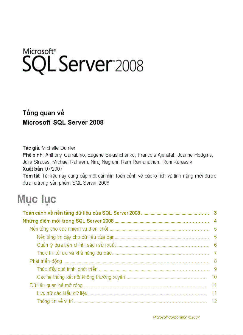 image for page Microsoft SQL Server 2008