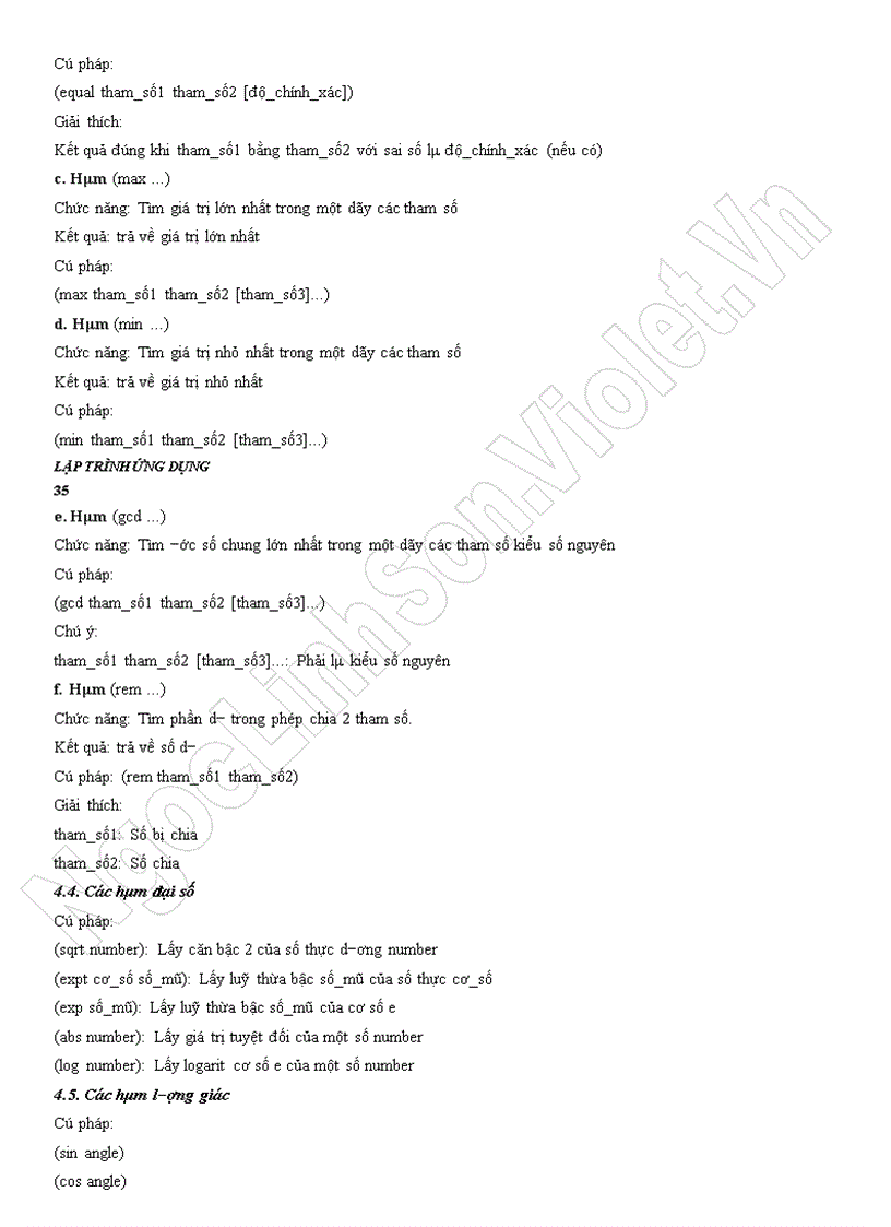 image for page Ngôn ngữ AutoLISP