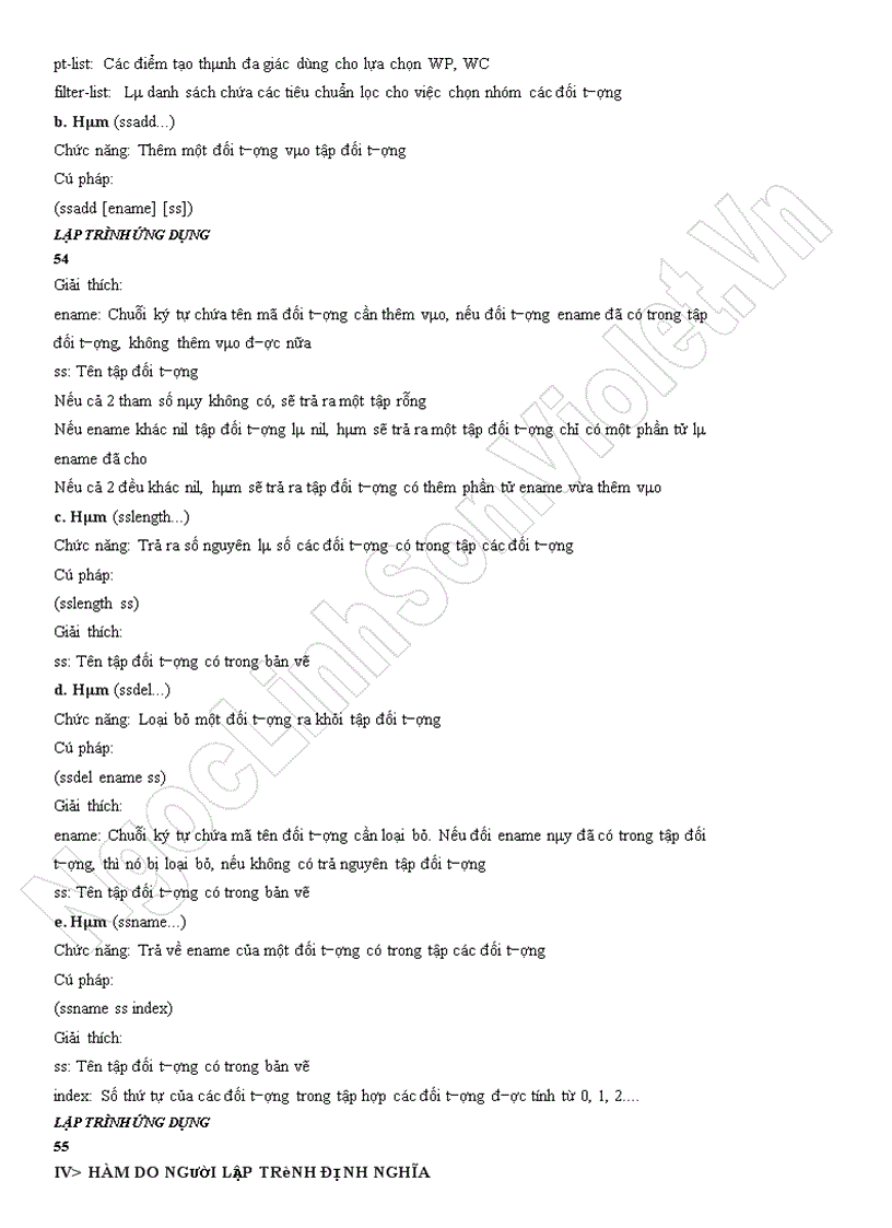 image for page Ngôn ngữ AutoLISP