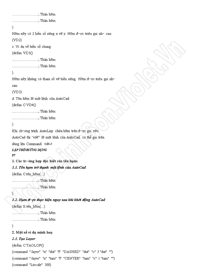 image for page Ngôn ngữ AutoLISP