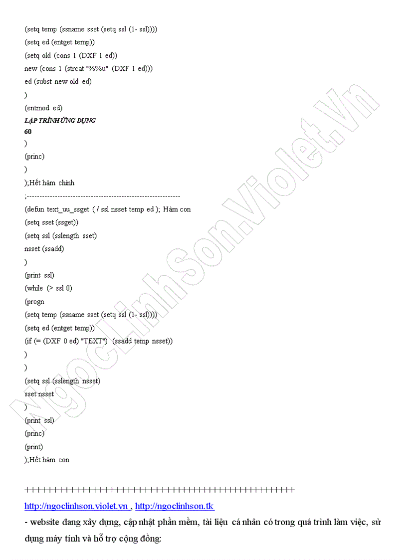 image for page Ngôn ngữ AutoLISP