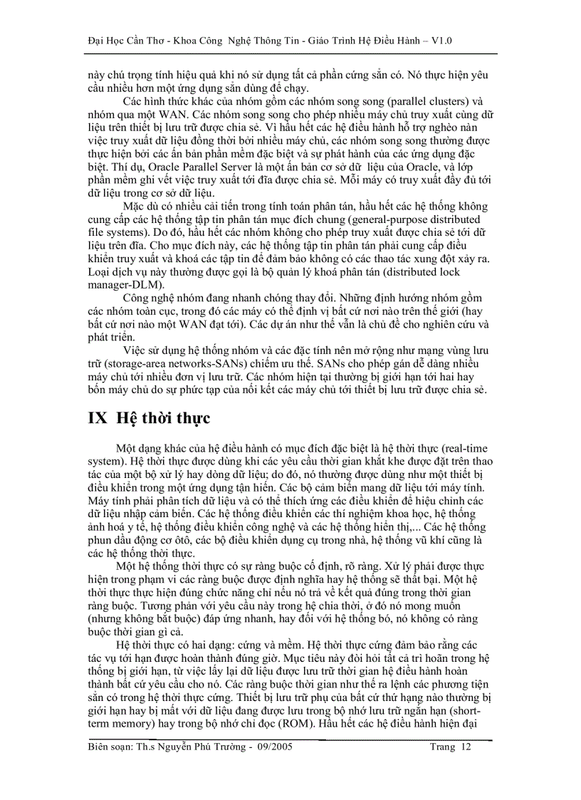 image for page Nguyên lý hệ điều hành