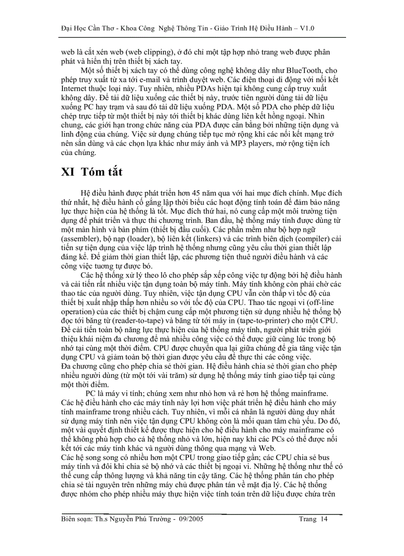 image for page Nguyên lý hệ điều hành