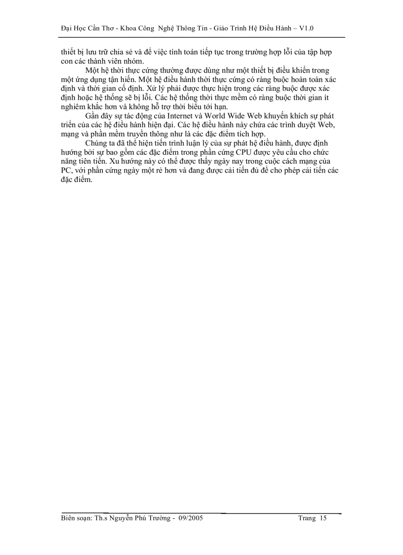image for page Nguyên lý hệ điều hành