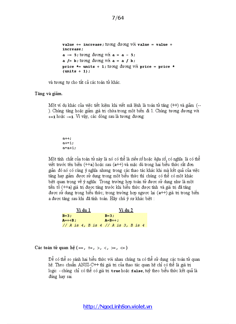 image for page Ngôn ngữ lập trình c