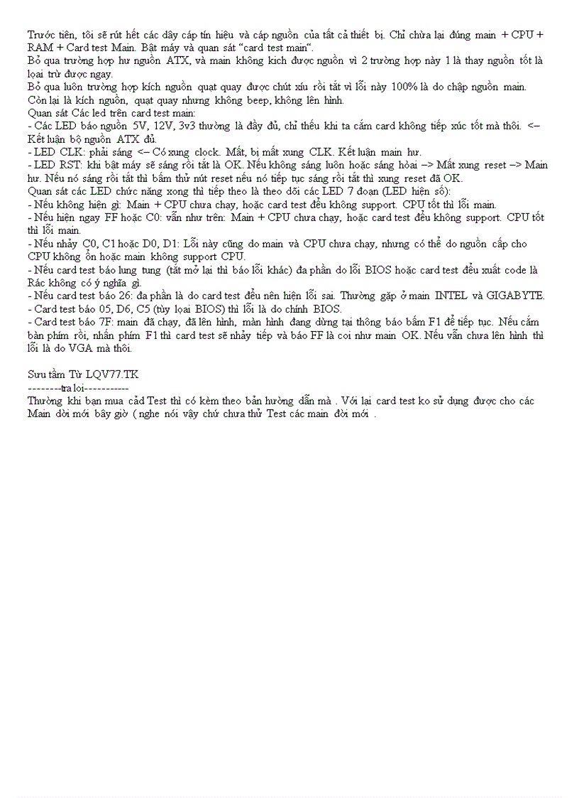 image for page Su dung cac tét main