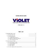 Sử dụng Violet 1 5 Bạch Kim