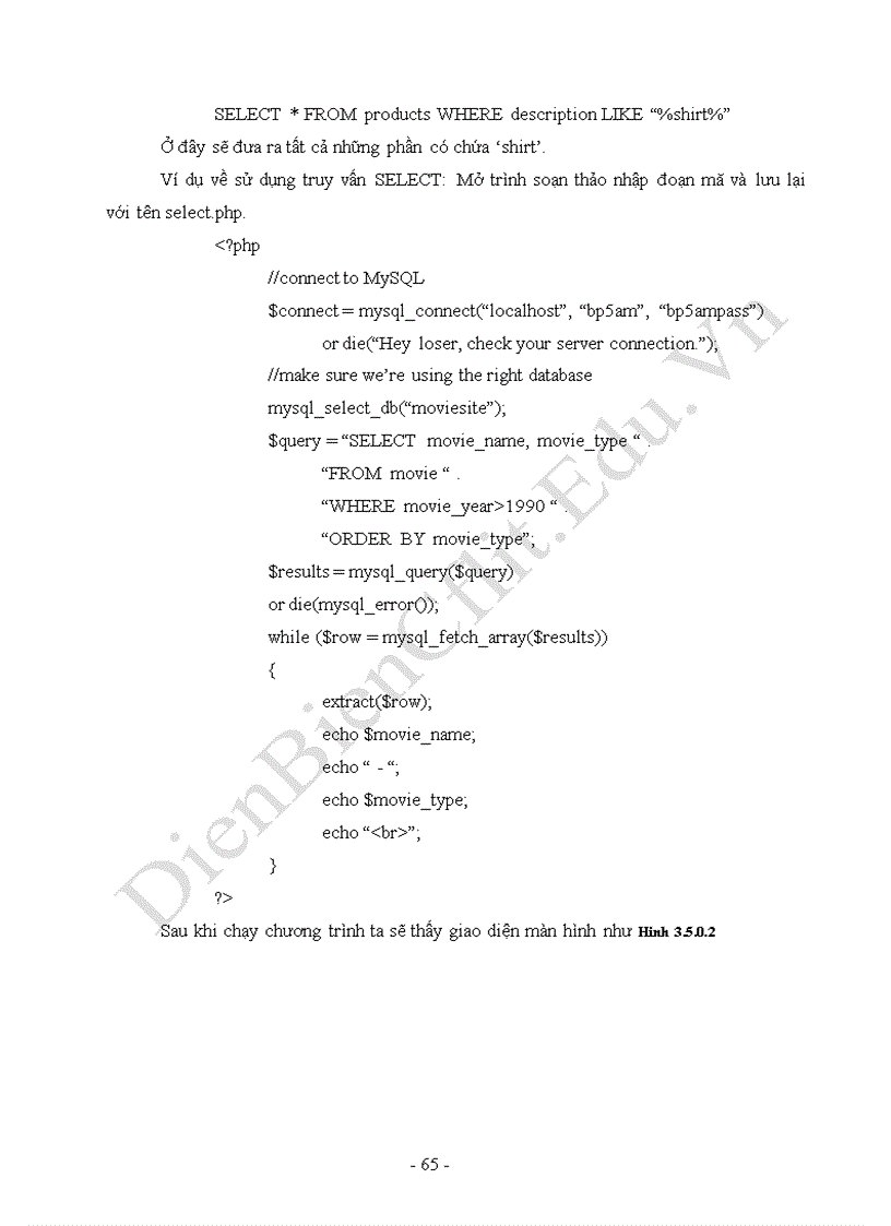 image for page Tất cả về PHP file Word 259 trang