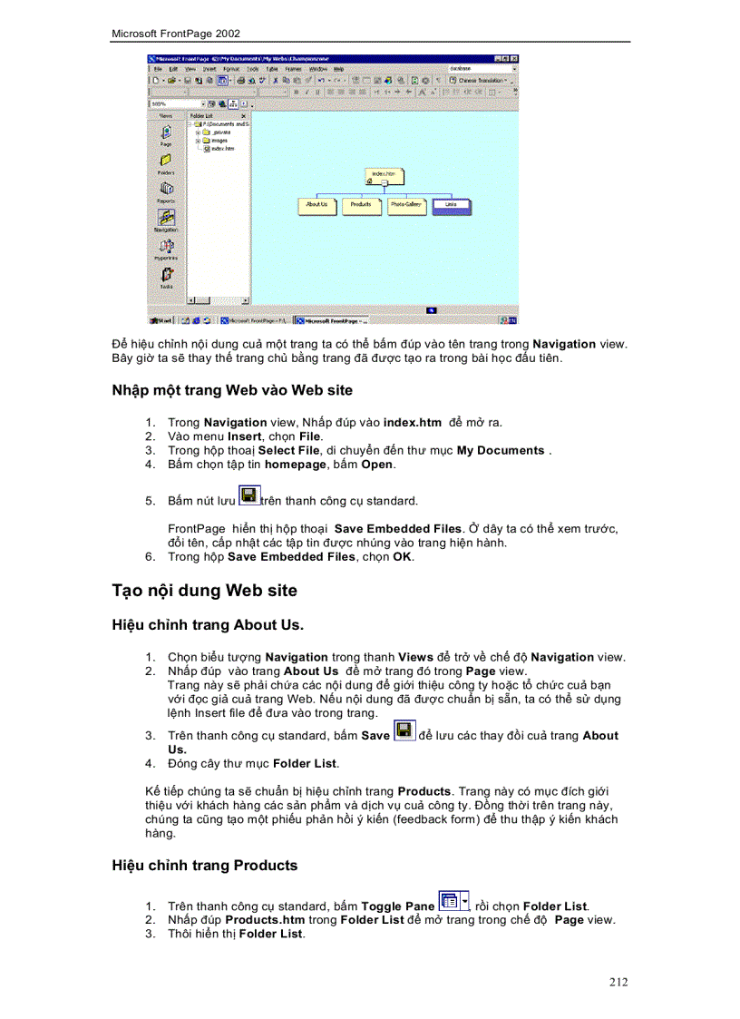 image for page Thiết kế Website từ frontpage 2002