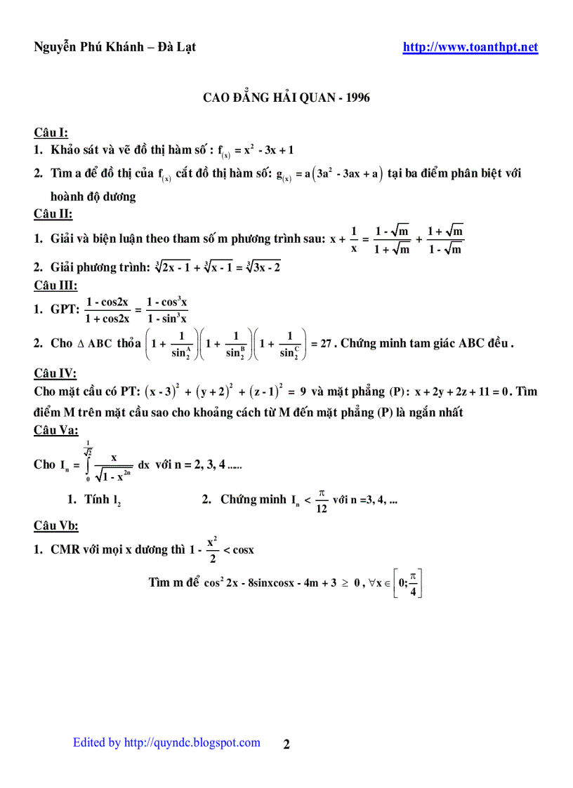 image for page 245 DeCaoDang DH 1996 2005 mon toan