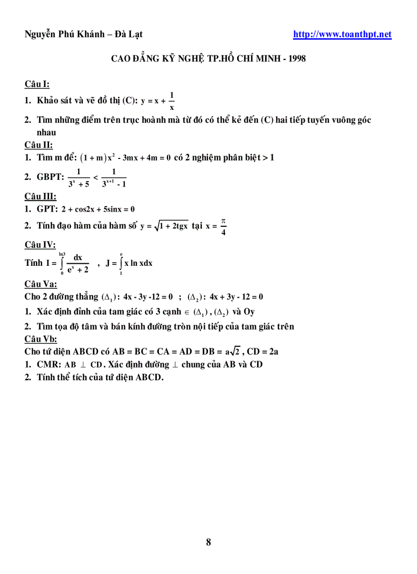 image for page 245 DeCaoDang DH 1996 2005 mon toan