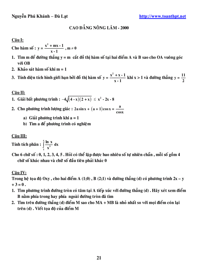 image for page 245 DeCaoDang DH 1996 2005 mon toan