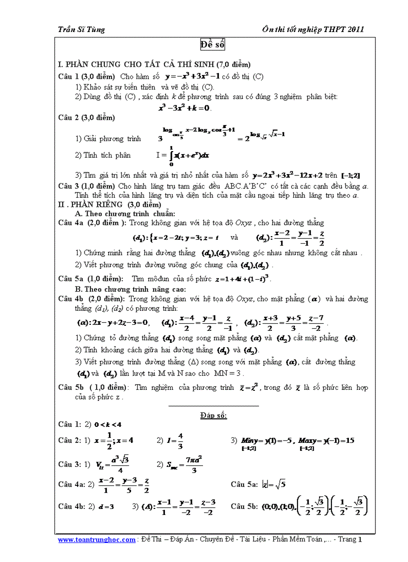 image for page 60 ĐỀ TOÁN ÔN THI TN THPT có đáp án