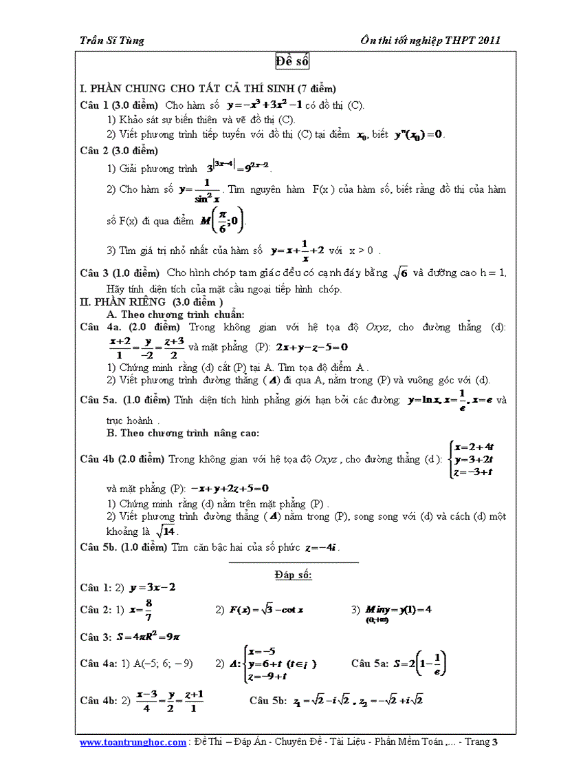 image for page 60 ĐỀ TOÁN ÔN THI TN THPT có đáp án