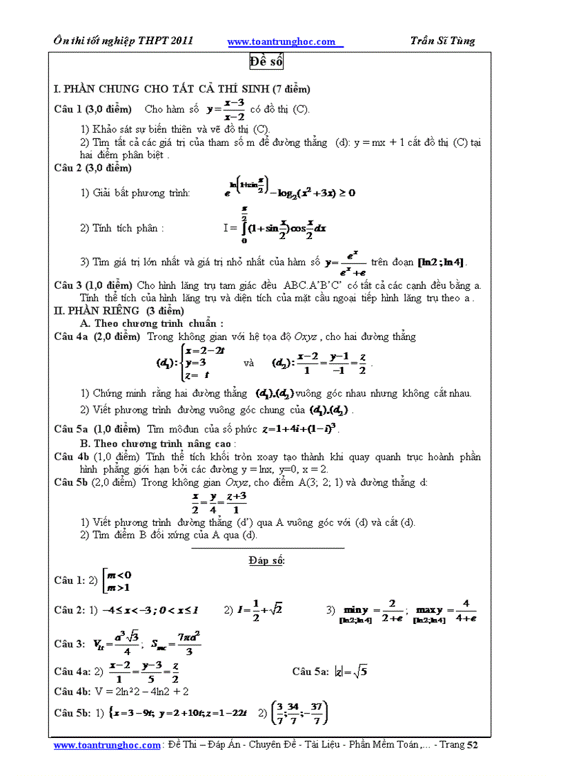 image for page 60 ĐỀ TOÁN ÔN THI TN THPT có đáp án
