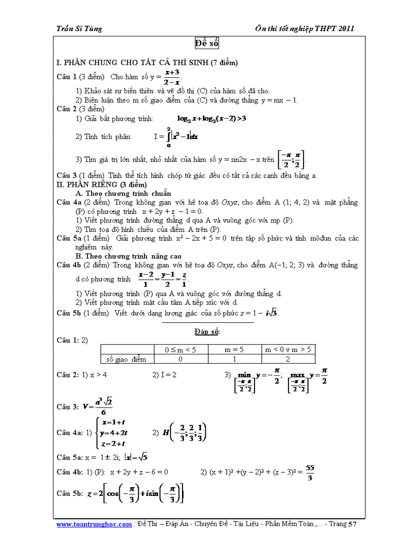 image for page 60 ĐỀ TOÁN ÔN THI TN THPT có đáp án
