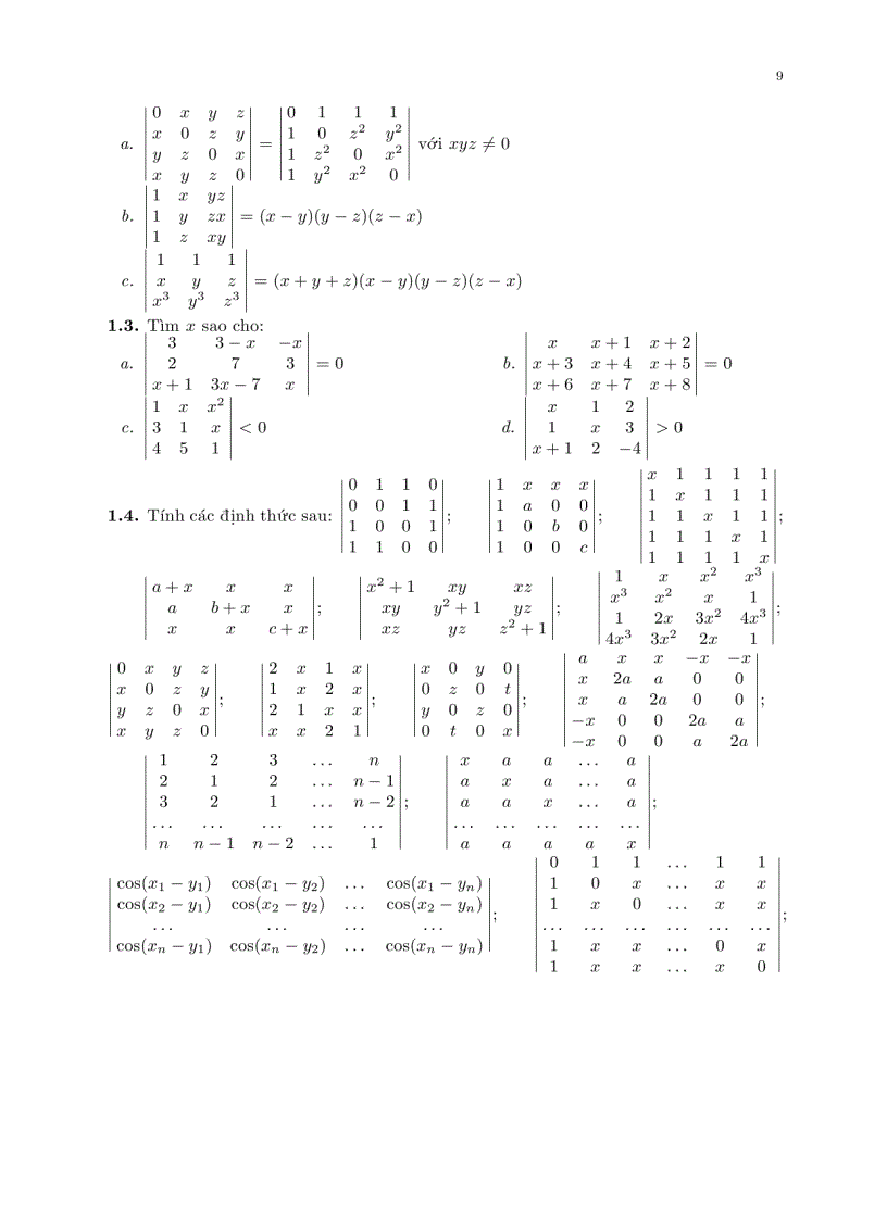 image for page Bài giảng đại số tuyến tính và giải tích