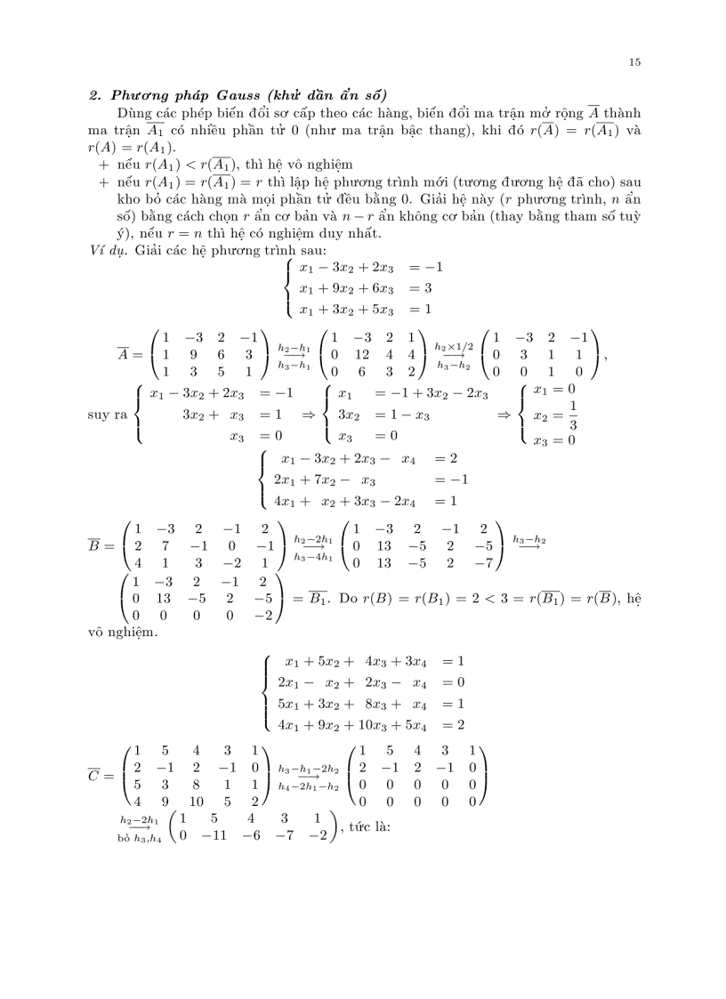 image for page Bài giảng đại số tuyến tính và giải tích