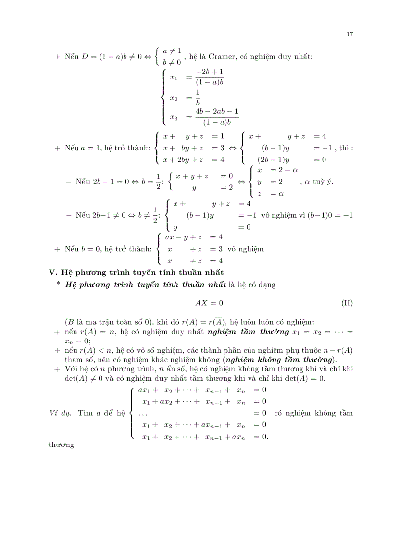 image for page Bài giảng đại số tuyến tính và giải tích